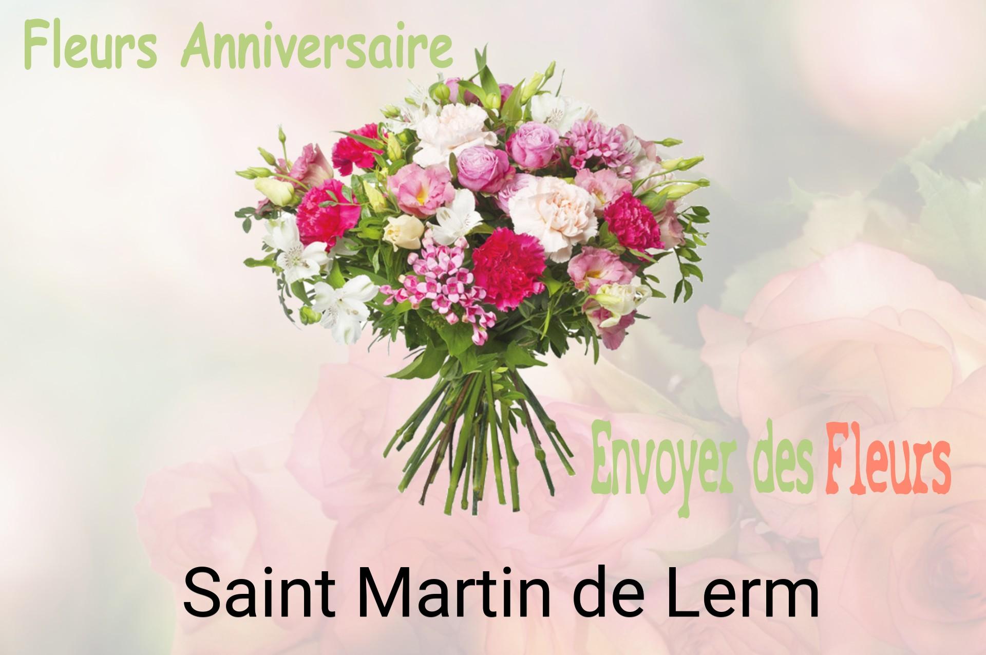 Bouquet de fleurs d’anniversaire livré à Saint-Martin-de-Lerm